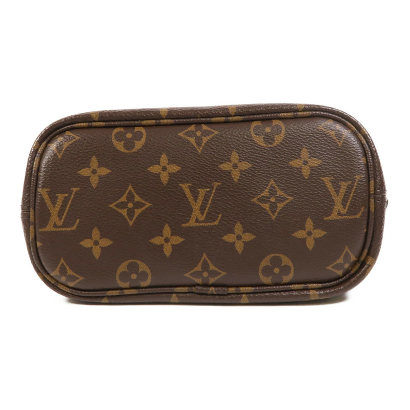 LOUIS VUITTON Monogram/牛皮皮革Neverfull Bandouliere Inside Out BB金扣手挽肩背兩用袋-3