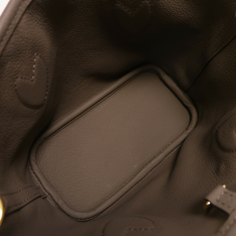 LOUIS VUITTON Monogram/牛皮皮革Neverfull Bandouliere Inside Out BB金扣手挽肩背兩用袋-4