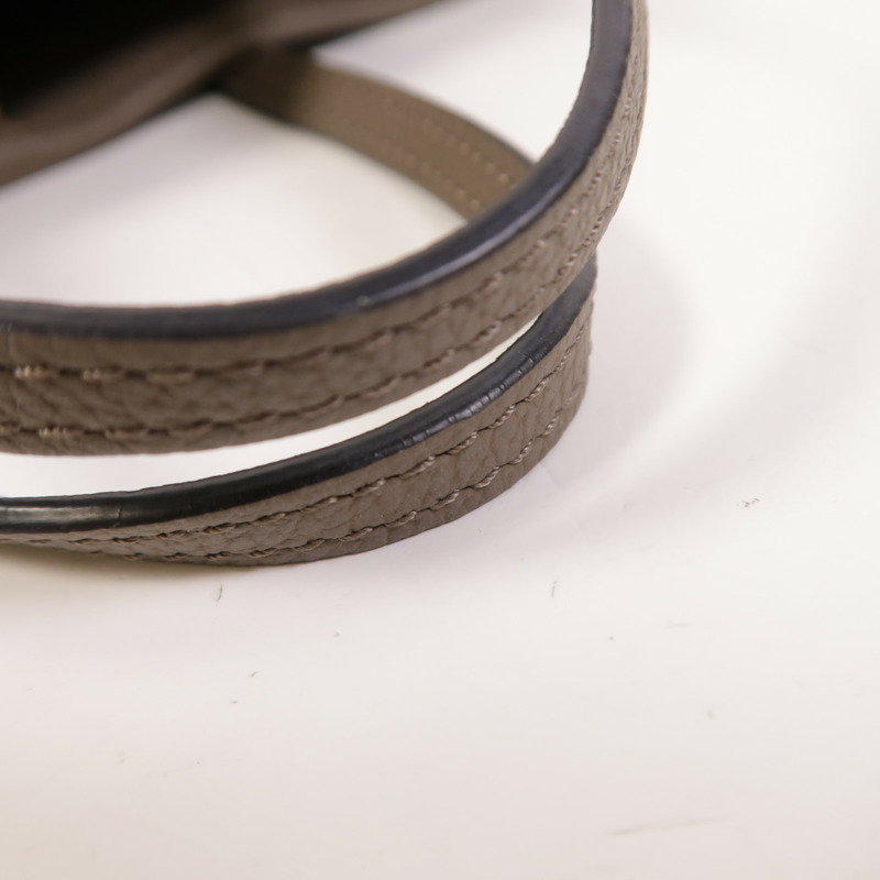 LOUIS VUITTON Monogram/牛皮皮革Neverfull Bandouliere Inside Out BB金扣手挽肩背兩用袋-12