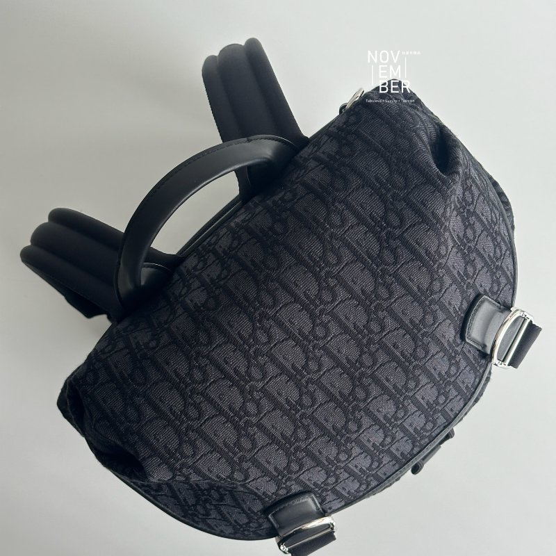 全新全配有購證🙌🏻 Dior 迪奧 Jett 老花翻蓋後背包 黑色-2