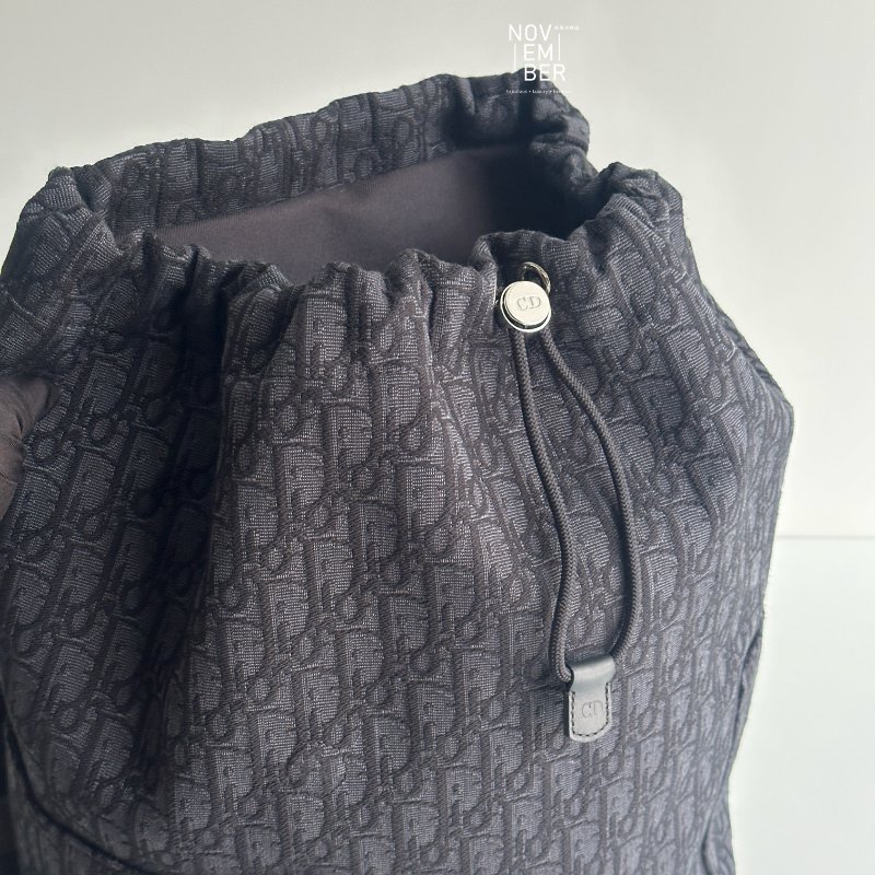 全新全配有購證🙌🏻 Dior 迪奧 Jett 老花翻蓋後背包 黑色-3