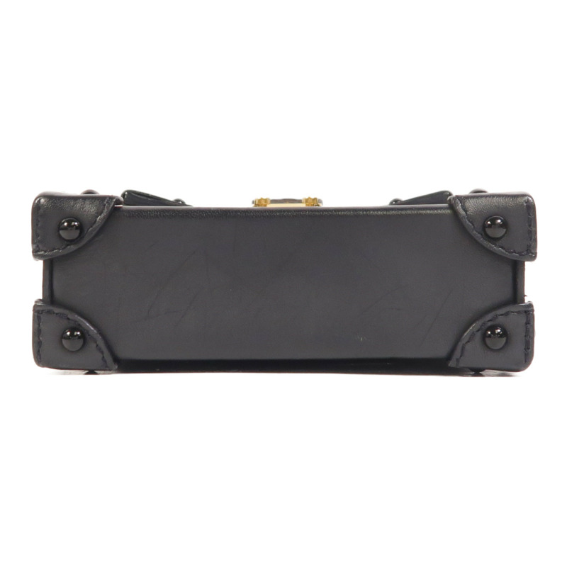 LOUIS VUITTON Monogram Pochette Trunk Vertical金扣鏈帶肩背袋-3