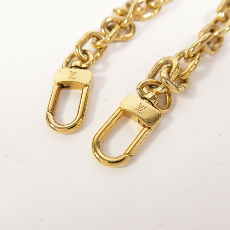 LOUIS VUITTON Monogram Pochette Trunk Vertical金扣鏈帶肩背袋-13