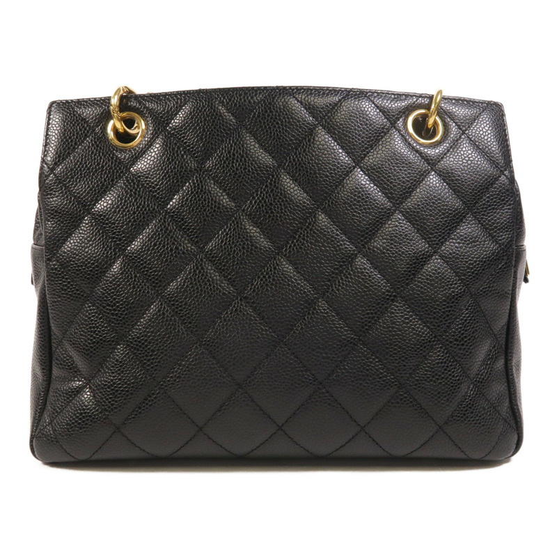 CHANEL 牛皮皮革Petite Timeless Tote金扣鏈帶肩背袋-1