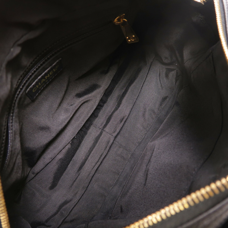 CHANEL 牛皮皮革Petite Timeless Tote金扣鏈帶肩背袋-4