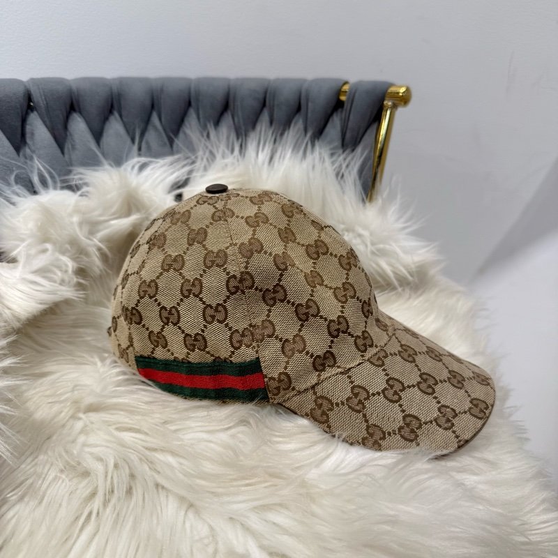 Gucci 老花棒球帽 復古鴨舌帽-0