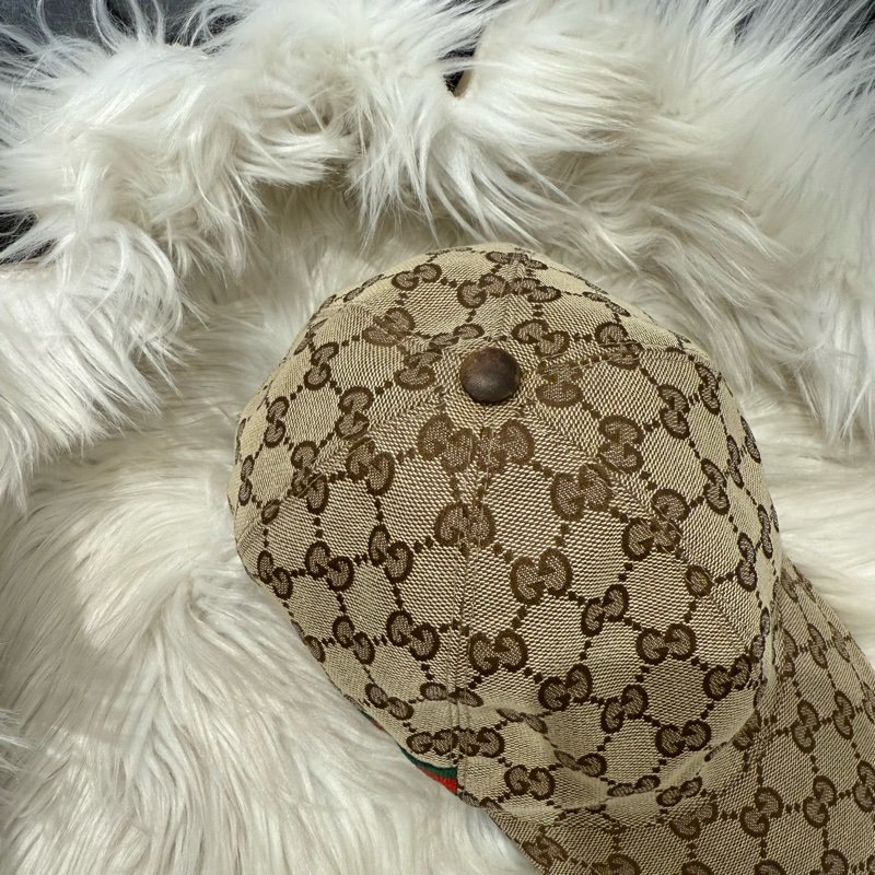 Gucci 老花棒球帽 復古鴨舌帽-1