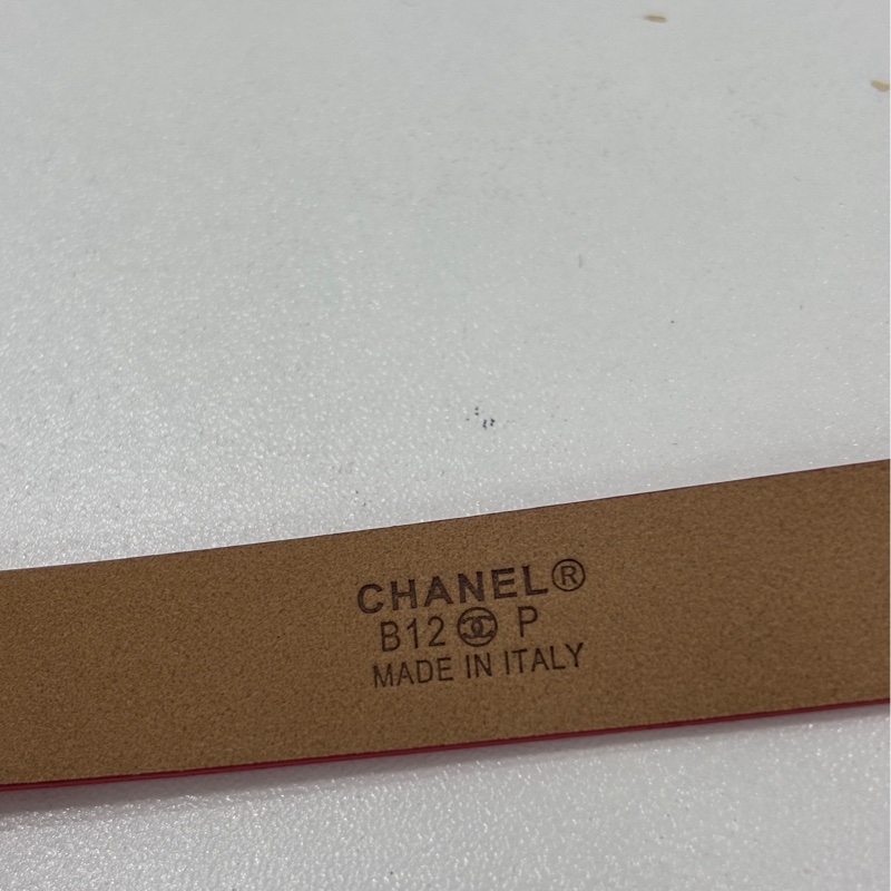 Chanel香奈兒窄版漆皮皮帶腰帶 85碼 閒置-2
