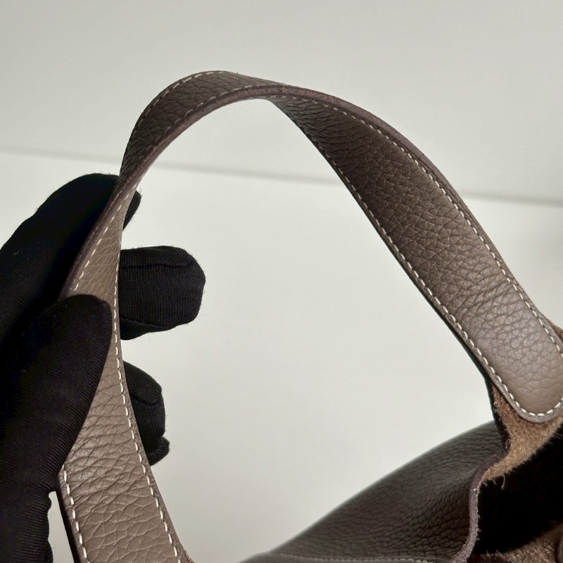 95新🫰🏻 Hermès 愛馬仕 Picotin18 大象灰金釦-9