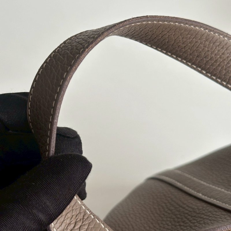 95新🫰🏻 Hermès 愛馬仕 Picotin18 大象灰金釦-13