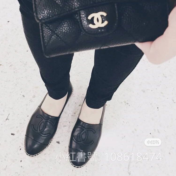 CHANEL   🌈現貨實拍 🌈香奈兒 漁夫鞋~二手(38)號-2