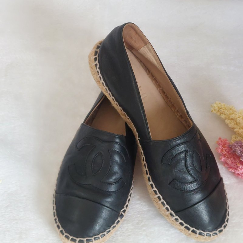 CHANEL   🌈現貨實拍 🌈香奈兒 漁夫鞋~二手(38)號-3