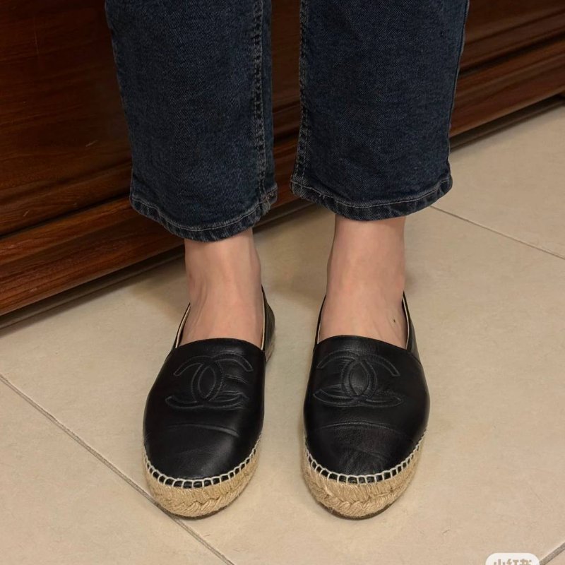 CHANEL   🌈現貨實拍 🌈香奈兒 漁夫鞋~二手(38)號-4