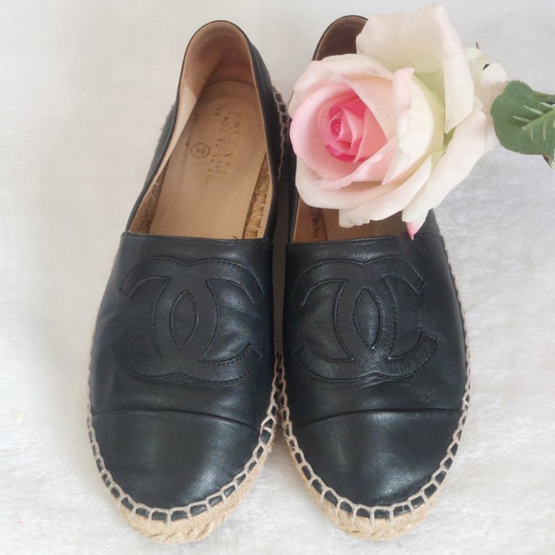 CHANEL   🌈現貨實拍 🌈香奈兒 漁夫鞋~二手(38)號-6
