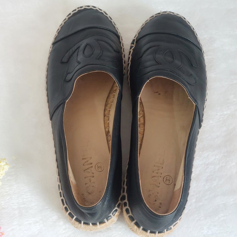 CHANEL   🌈現貨實拍 🌈香奈兒 漁夫鞋~二手(38)號-26