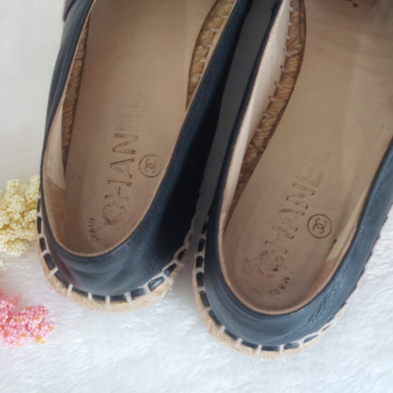CHANEL   🌈現貨實拍 🌈香奈兒 漁夫鞋~二手(38)號-28