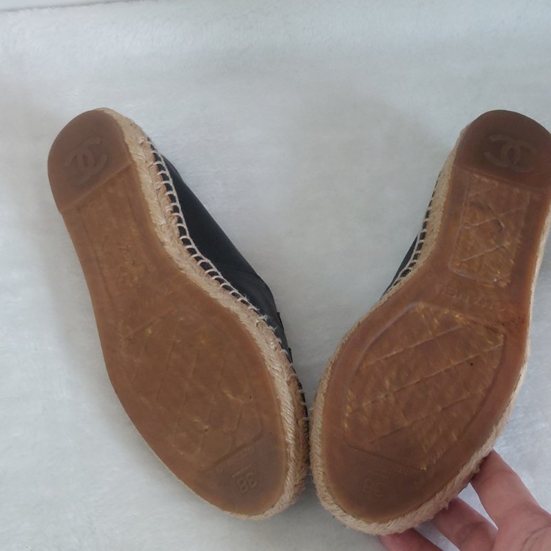 CHANEL   🌈現貨實拍 🌈香奈兒 漁夫鞋~二手(38)號-30