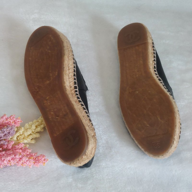 CHANEL   🌈現貨實拍 🌈香奈兒 漁夫鞋~二手(38)號-32