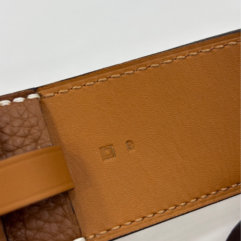 Hermes 愛馬仕金棕銀扣針扣Etriviere皮帶皮帶 85碼 閒置-4