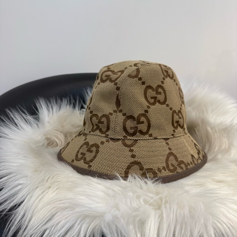 Gucci 老花漁夫帽 大logo-0