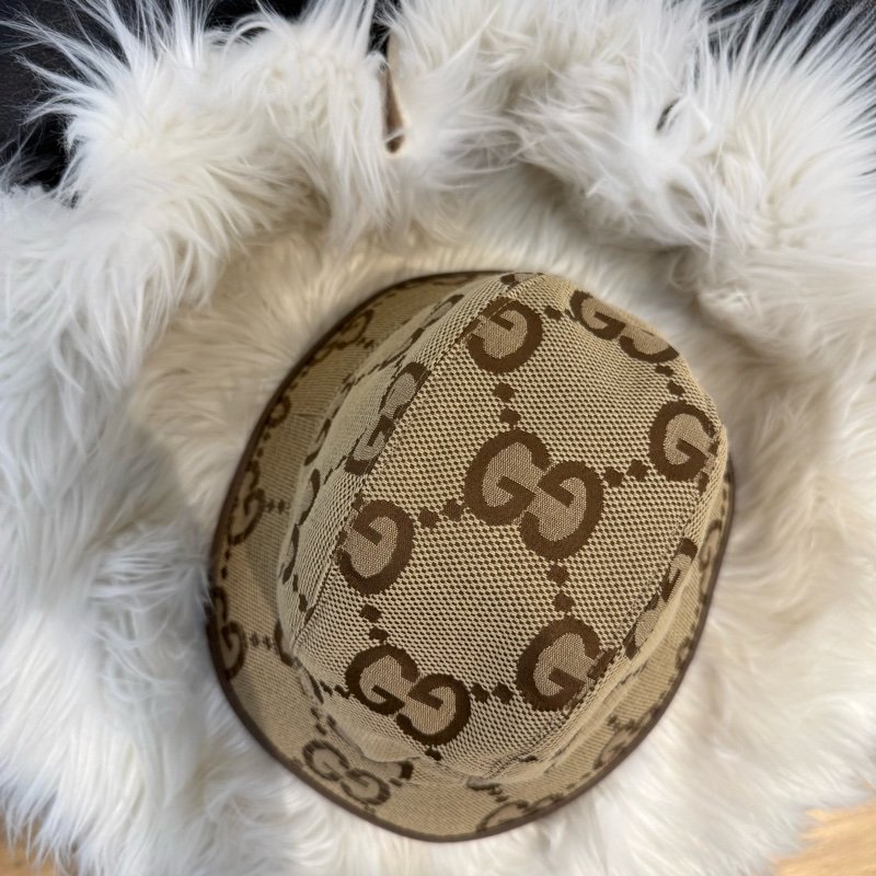 Gucci 老花漁夫帽 大logo-3