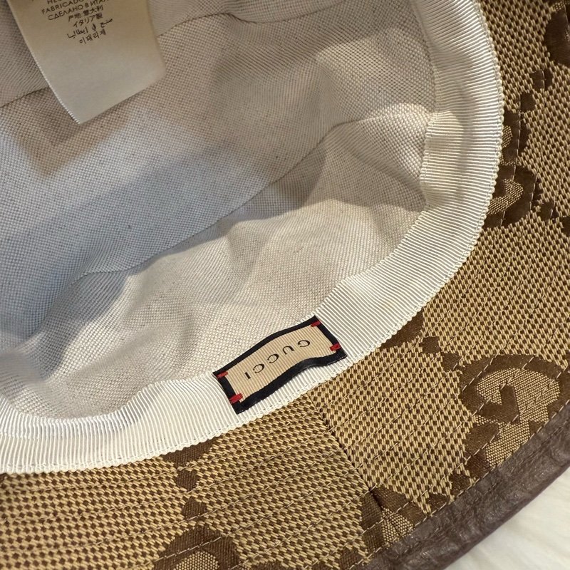 Gucci 老花漁夫帽 大logo-4