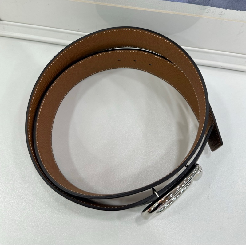 Hermes 黑色 皮帶 85碼 閒置-3