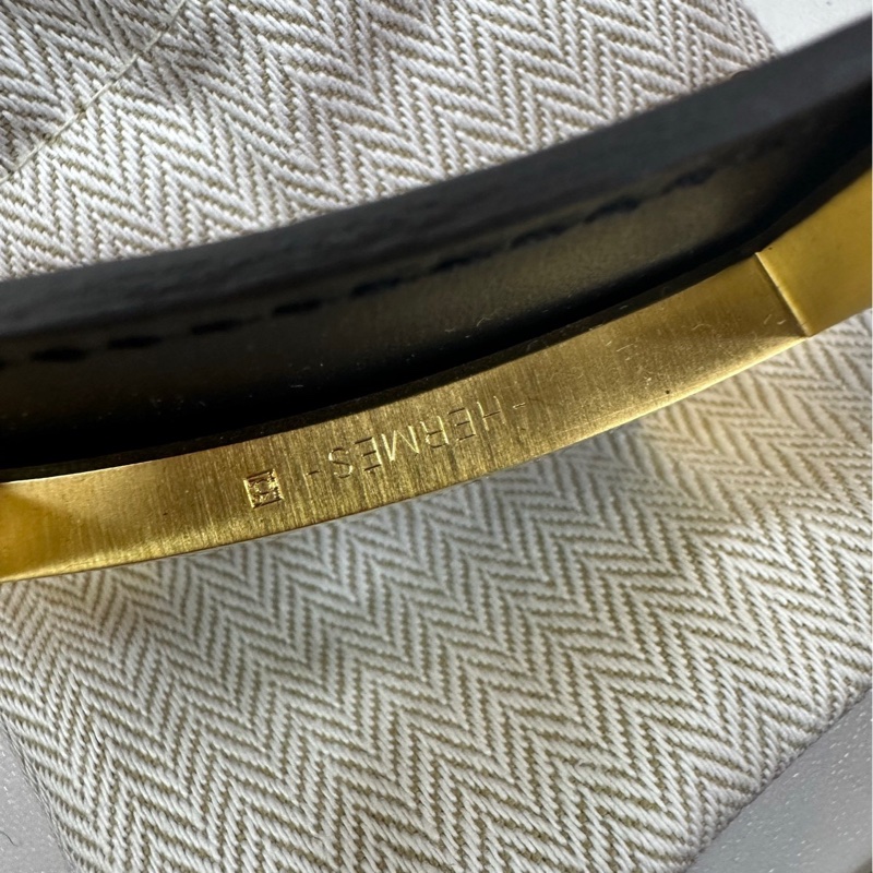 Hermes愛馬仕經典款皮帶 85碼4公分寬 閒置-4