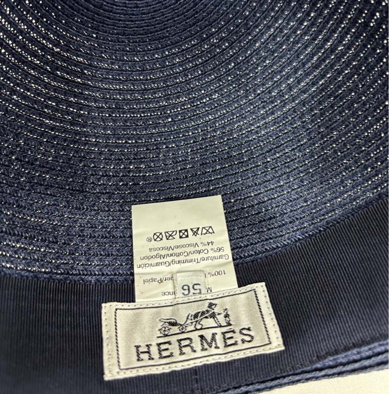 HERMES愛馬仕漁夫帽 頭圍56-3