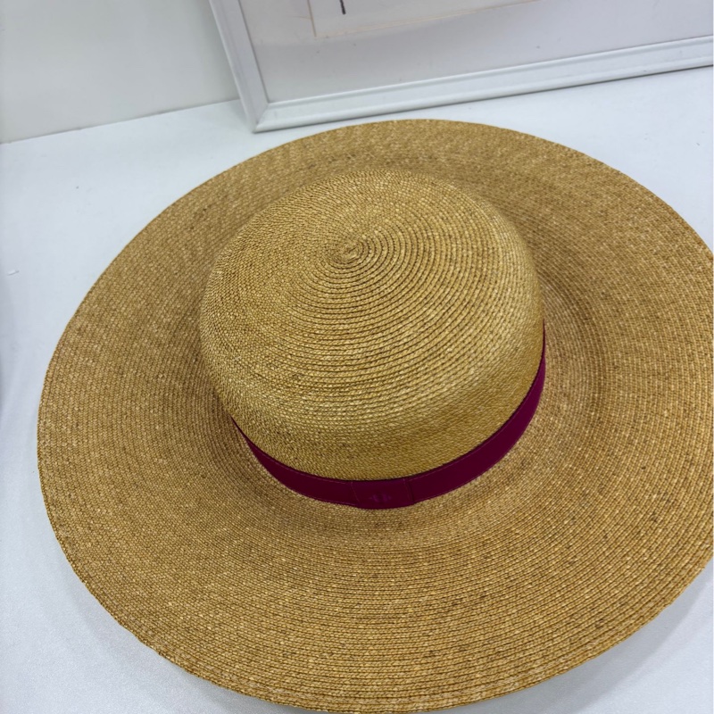 Hermes 草帽太陽帽 頭圍56-1