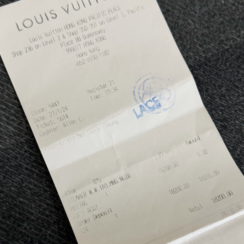 Lv黑原花壓紋Steamer肩背包(M81746)芯片款-13