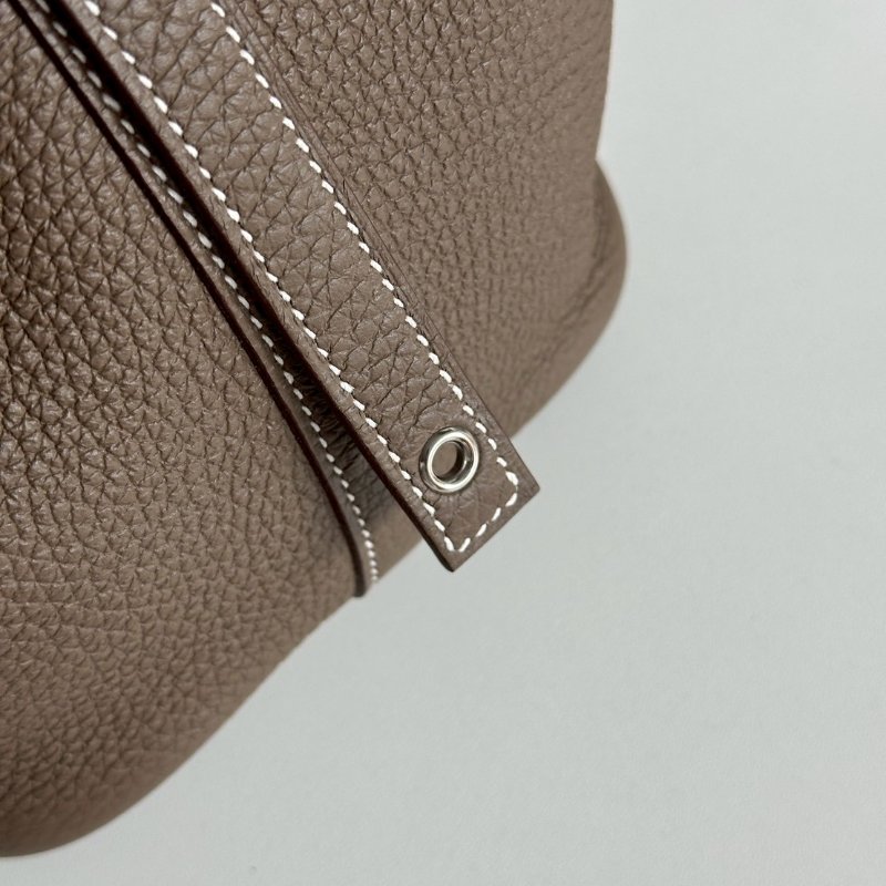 99新🆕 Hermès 愛馬仕 Picotin18 大象灰銀釦-13