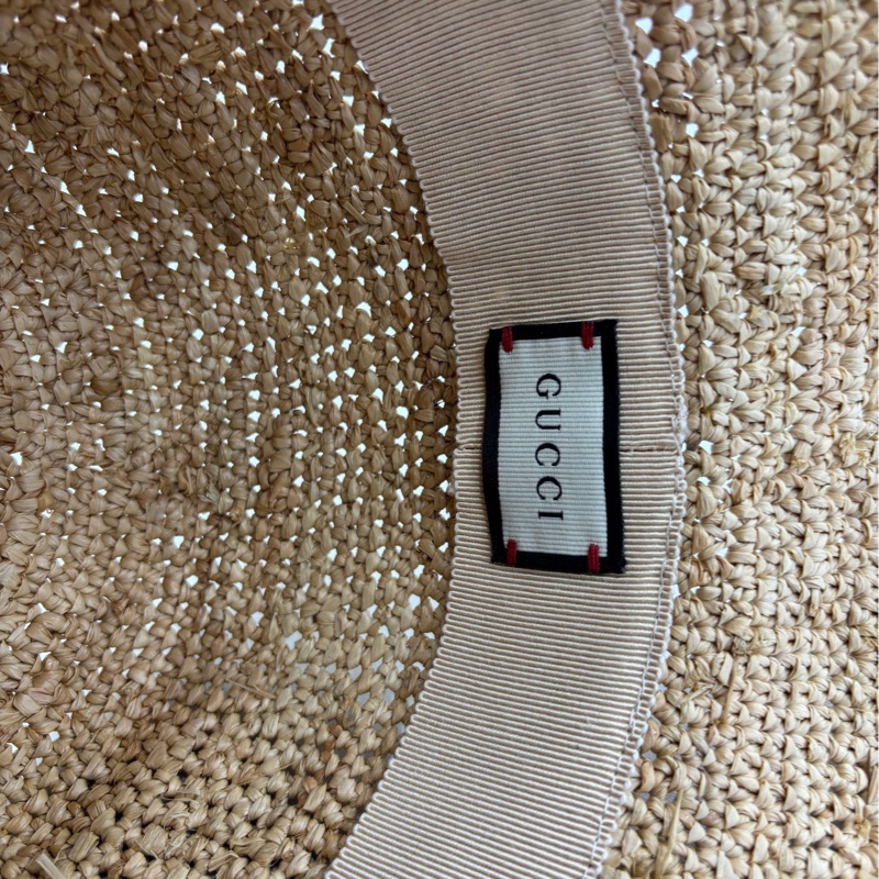 Gucci拉菲草漁夫帽 M碼-3