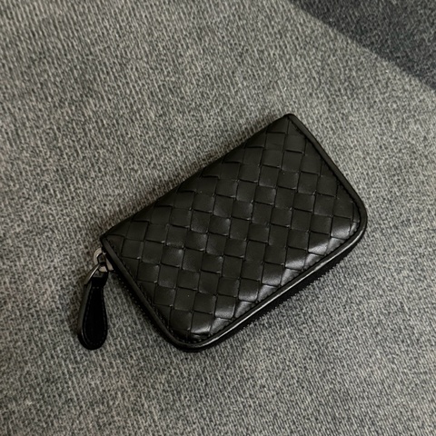 Bv編織拉鍊零錢包
