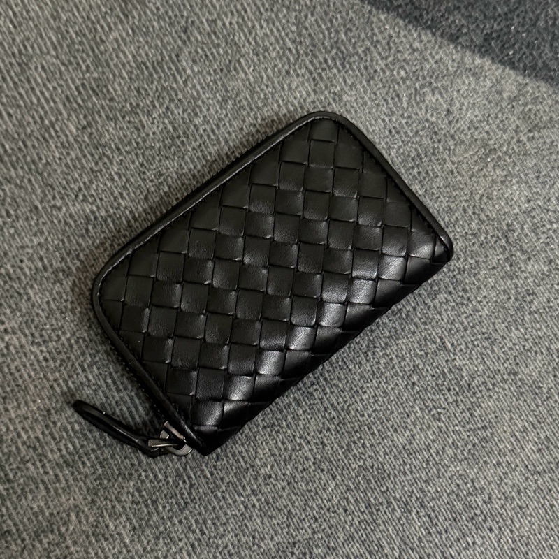 Bv編織拉鍊零錢包-1