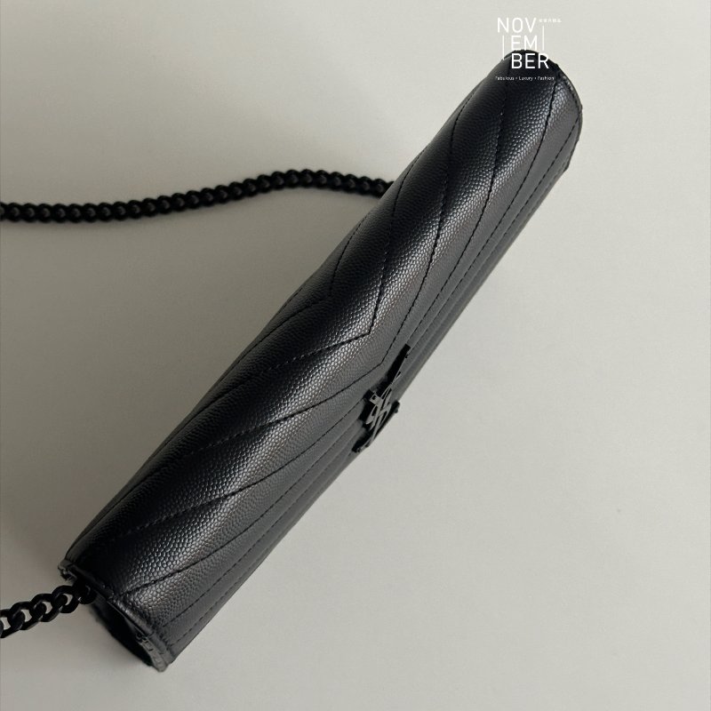 98新🫰🏻 Saint Laurent YSL 聖羅蘭 WOC So Black-2