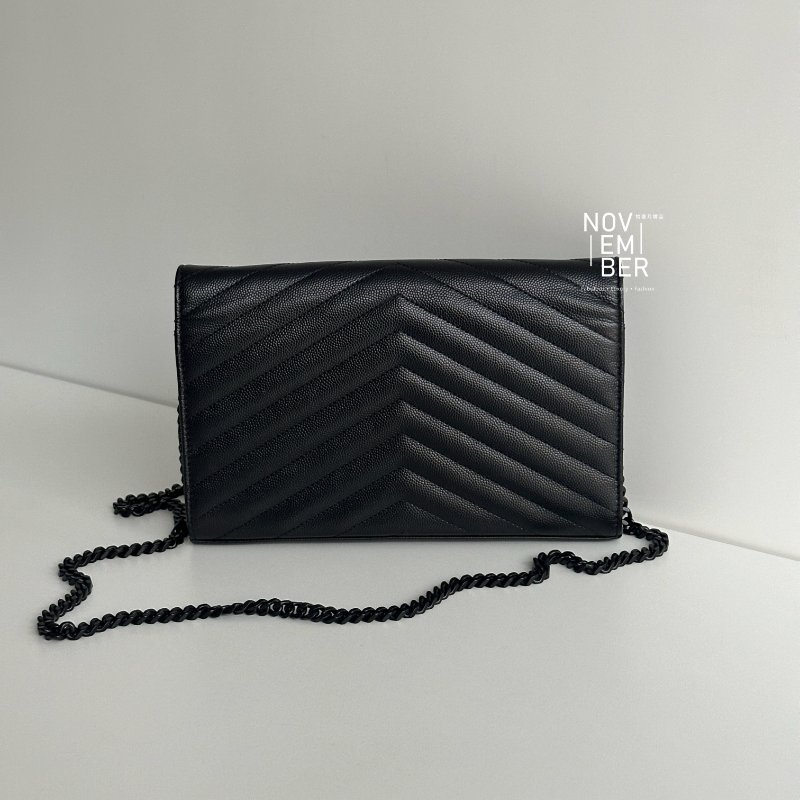 98新🫰🏻 Saint Laurent YSL 聖羅蘭 WOC So Black-5