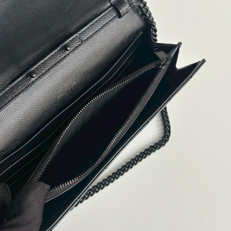 98新🫰🏻 Saint Laurent YSL 聖羅蘭 WOC So Black-7