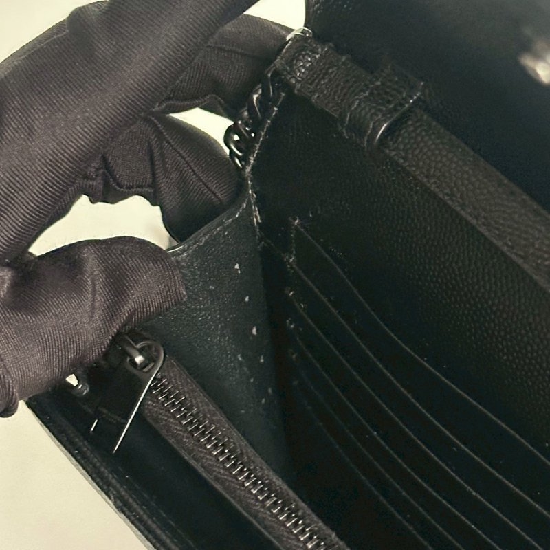 98新🫰🏻 Saint Laurent YSL 聖羅蘭 WOC So Black-8