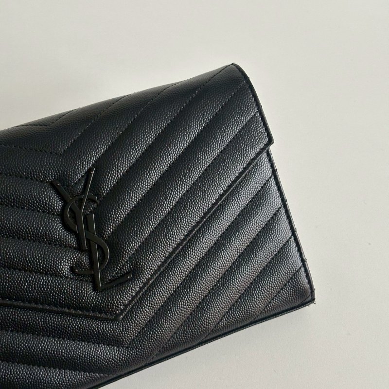 98新🫰🏻 Saint Laurent YSL 聖羅蘭 WOC So Black-12