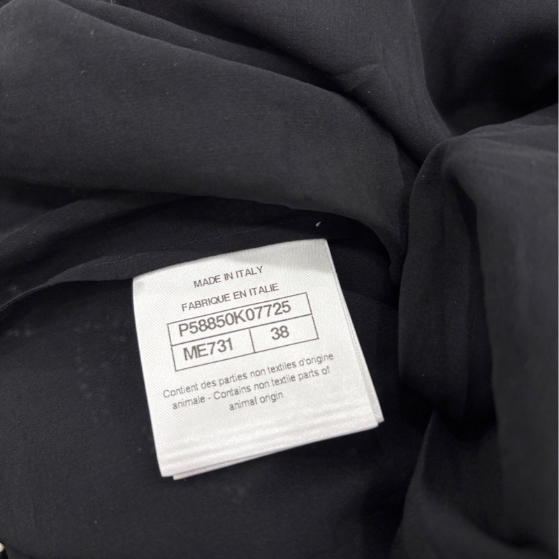 Chanel香奈兒 18s瀑布系列網紗珍珠裙 38碼-3