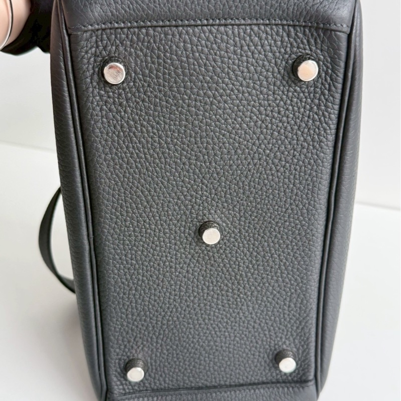 99新🆕 Hermès 愛馬仕 Lindy 26 黑色銀釦-6