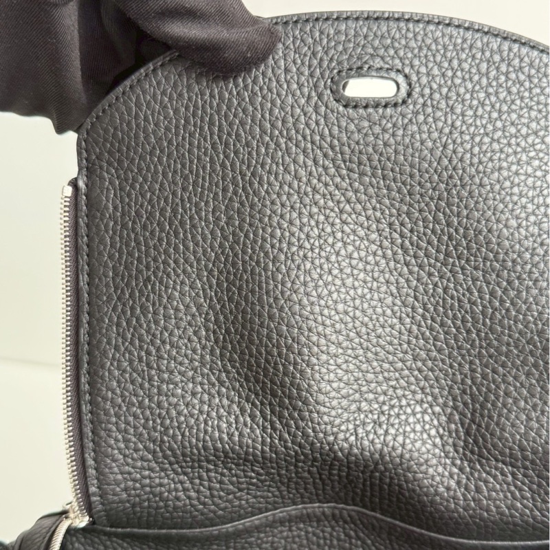 99新🆕 Hermès 愛馬仕 Lindy 26 黑色銀釦-10