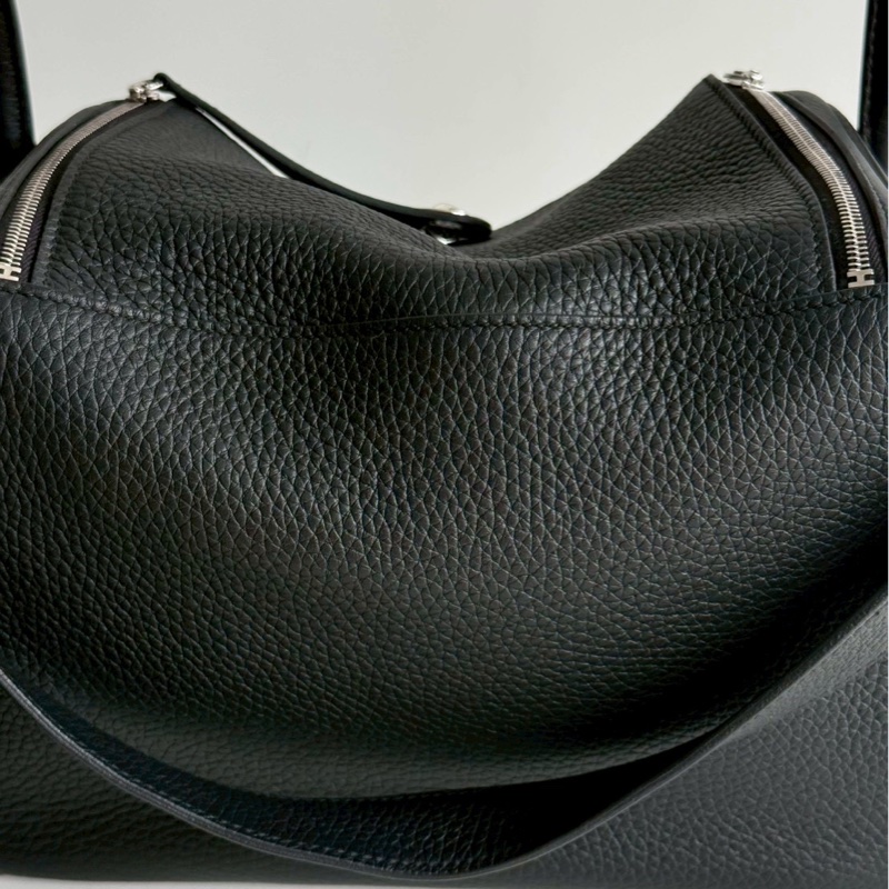 99新🆕 Hermès 愛馬仕 Lindy 26 黑色銀釦-14