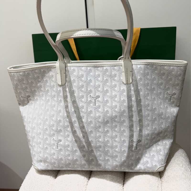 Goyard Artois MM仙女白色托特 肩背包-5