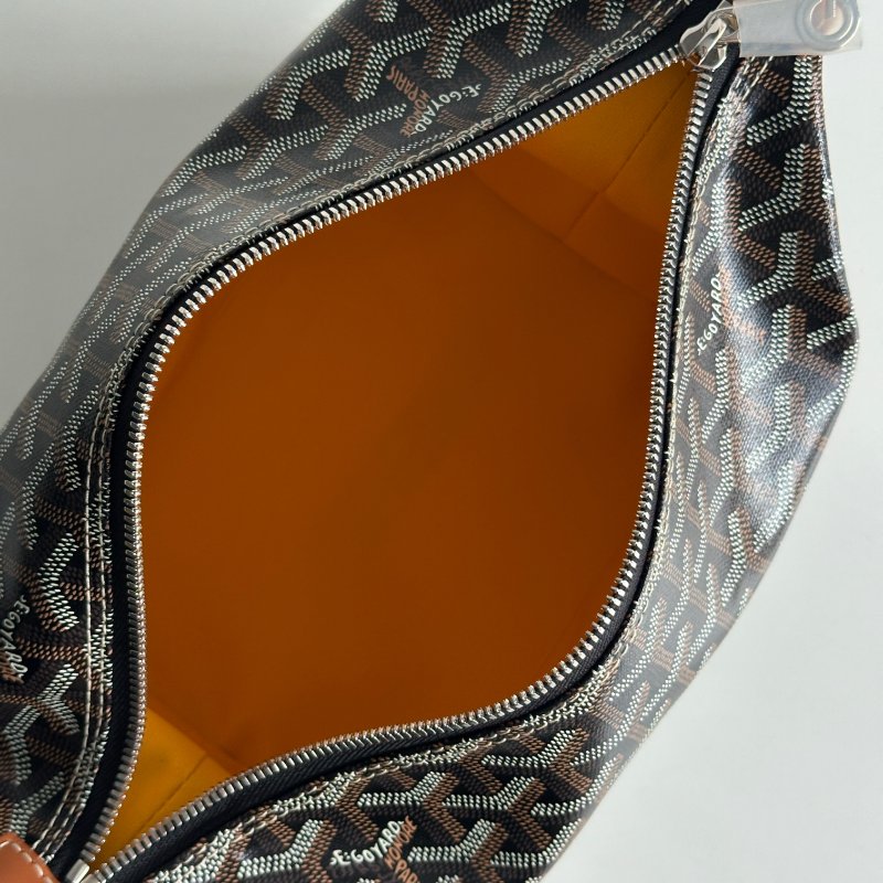 閒置新✨ Goyard 戈雅 Bowling 25 Toiletry Bag 飯盒包 洗漱包 棕色-3