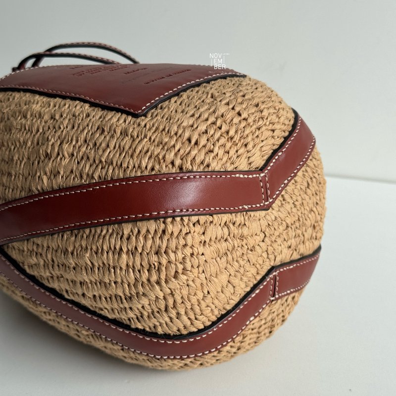 99新🆕 Chloé Woody 竹編束口水桶包-4