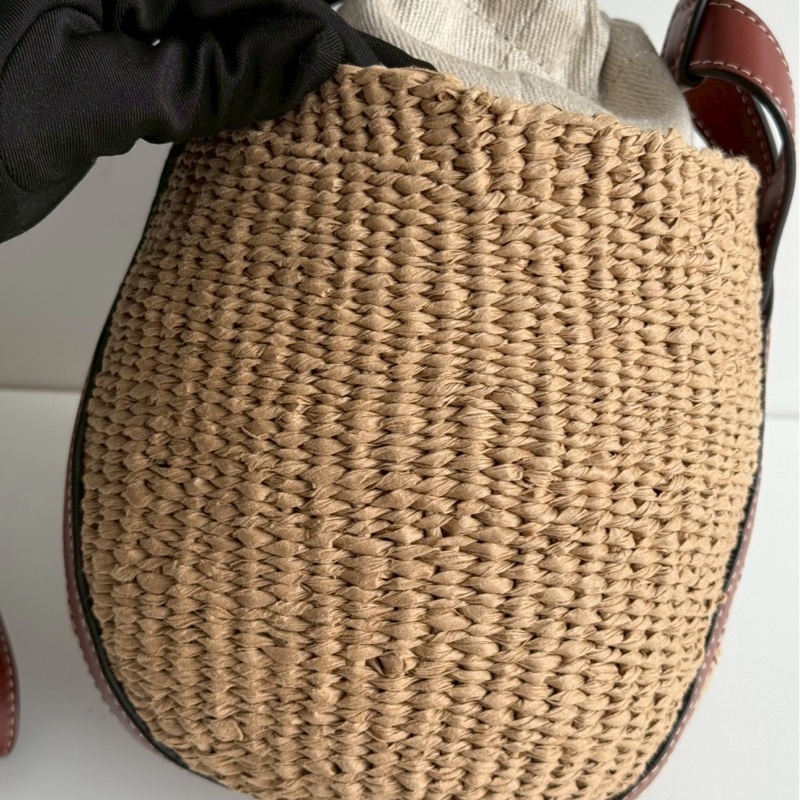 99新🆕 Chloé Woody 竹編束口水桶包-7