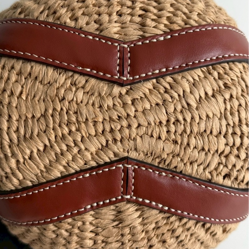 99新🆕 Chloé Woody 竹編束口水桶包-9