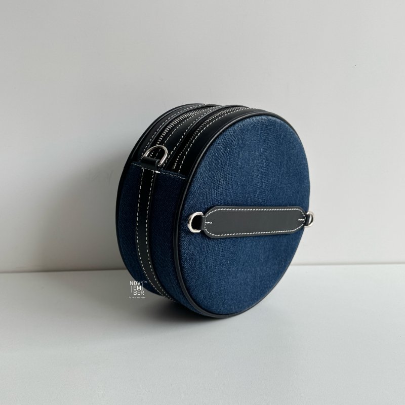 99新🆕 Burberry 牛仔圓餅包-4